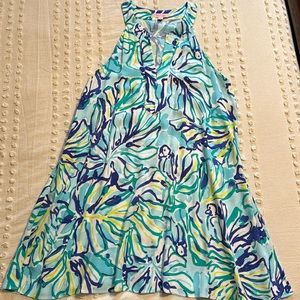EUC Lilly Pulitzer Achelle dress in Stay Cool, sz L (runs big imo)